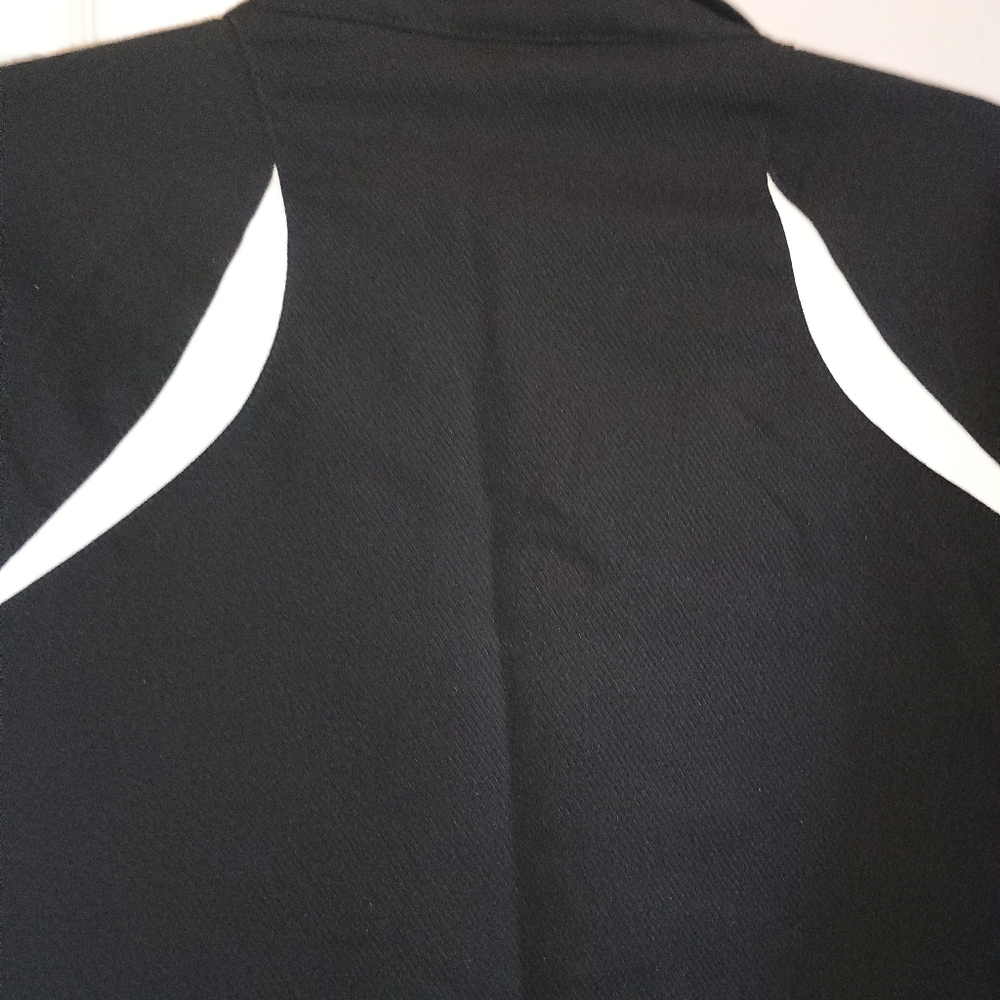 Holloway Men’s XL Eagles‎ Mascot Booster Club Jacket Black White Trim 1/4 Zip - Picture 14 of 16